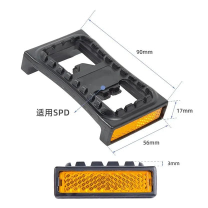 SPD SM-PD22 Reflector Flat Adapter for MTB Bikes - Compatible with PD-M520, M540, M780, M980, M970, M770 Bicycle Parts