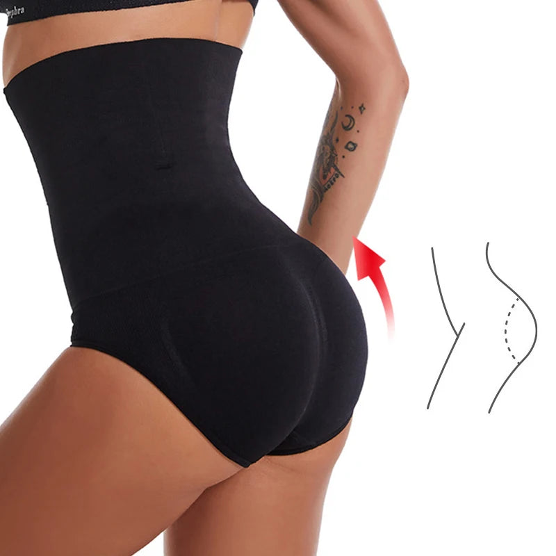 Seamless High Waist Shaping Panties for Women – Breathable Body Shaper, Slimming Tummy Control Underwear, Ladies Corset Waist Shapewear