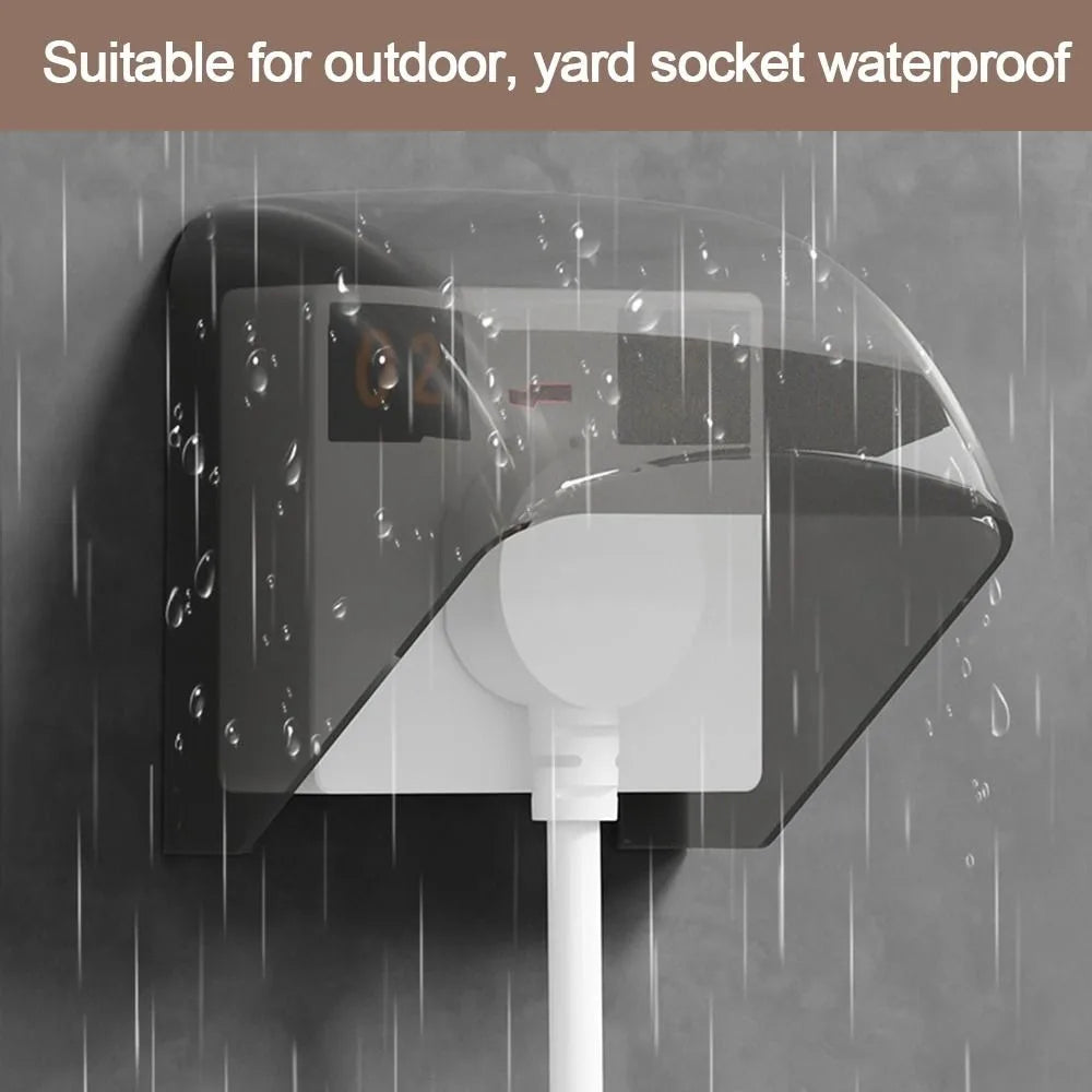 86 Type Outdoor Socket Waterproof Box: Electric Plug Rainproof Cover for Charging Pile, Socket, and Switch Protection