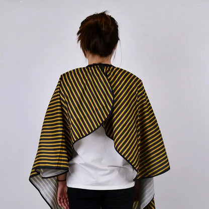 Hairdressing Apron for Salon - Professional Barber Cape for Hair Cutting and Dyeing, Styling Gown