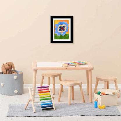 Magnetic Children's Art Display Frame - Front-Opening, Changeable Kids' Frametory for Posters, Photos, Drawings, and Paintings - Home Decor Picture Holder