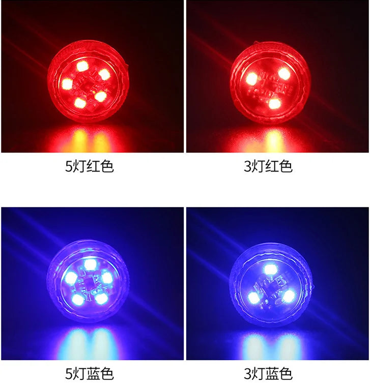 2pcs Magnetic Wireless 5LED Door Open Warning Anti-Collision Light for Hyundai Vehicles: ix35, iX45, iX25, i20, i30, Sonata, Verna, Solaris