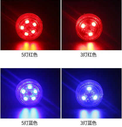 2pcs Magnetic Wireless 5LED Door Open Warning Anti-Collision Light for Hyundai Vehicles: ix35, iX45, iX25, i20, i30, Sonata, Verna, Solaris