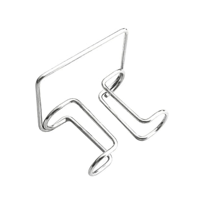 Stainless Steel Dental Cotton Roll Holder Clip - Autoclavable Lab Supply Tool for Clinics and Orthodontics (4-Pack)