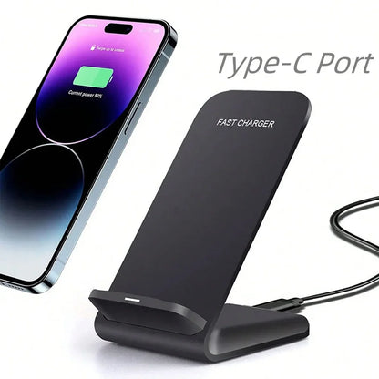 40W Fast Wireless Charger Stand - Quick Charging for Samsung S24/S23/S22/S21 Ultra, iPhone 15/14/13/12 Pro Max, Xiaomi 14