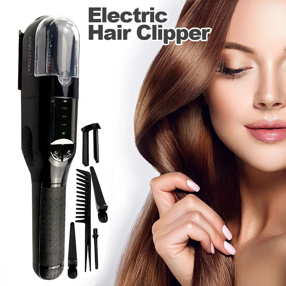 Professional Cordless Hair Ends Trimmer - Automatic Split Remover for Women, Ideal for Dry, Damaged, and Brittle Hair