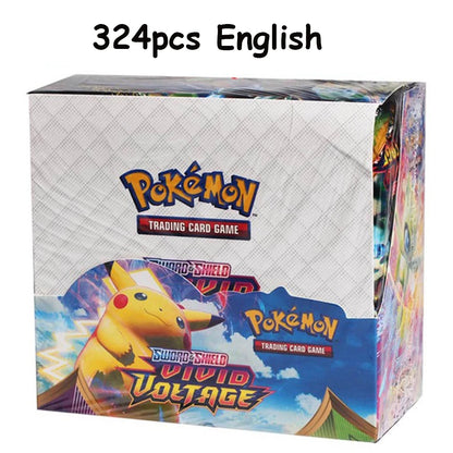 Newest 324Pcs Pokemon Cards - Sun and Moon XY Evolutions Booster Box, Collectible Trading Card Game for Children