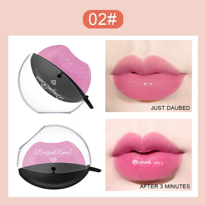 Color Changing Lazy Lipstick – Matte Waterproof Lip Gloss, Long Lasting Non-Stick Tint Balm, Squeeze-On Makeup. Cosmetics