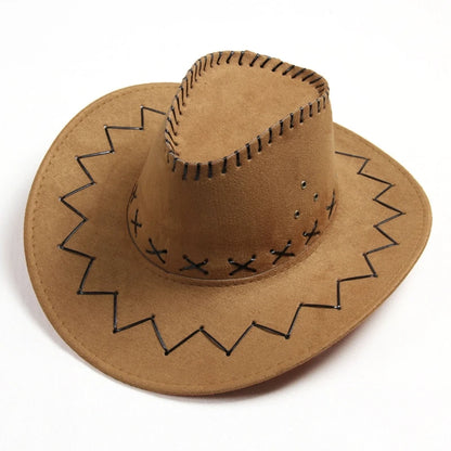 Fashion Simple Kids Cowboy Hat - Western Child Cowgirl Hats for Halloween and Birthday Costume Accessories, Holiday Decor