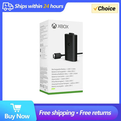 Genuine Edition Wireless Rechargeable Battery Set - Compatible with Xbox One, Series S, and Series X Controllers