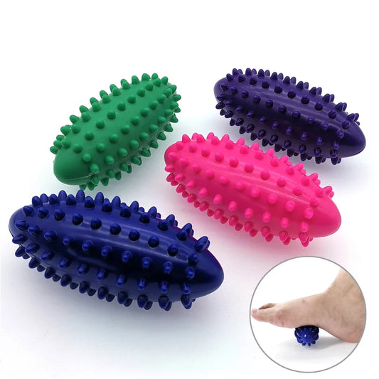 PVC Foot Massage Ball - Spiky Hedgehog Ball for Plantar Fasciitis Relief, Trigger Point Shiatsu, and Pain Relief