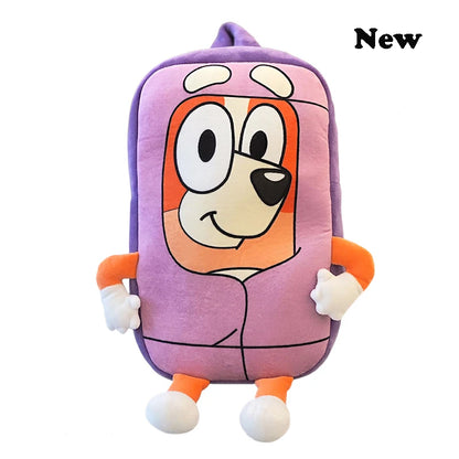 Bluey Cartoon Plush Backpack - Bingo Anime Figure Schoolbag for Kindergarten, Picnic, Travel & Snack Bag, Children's Gift