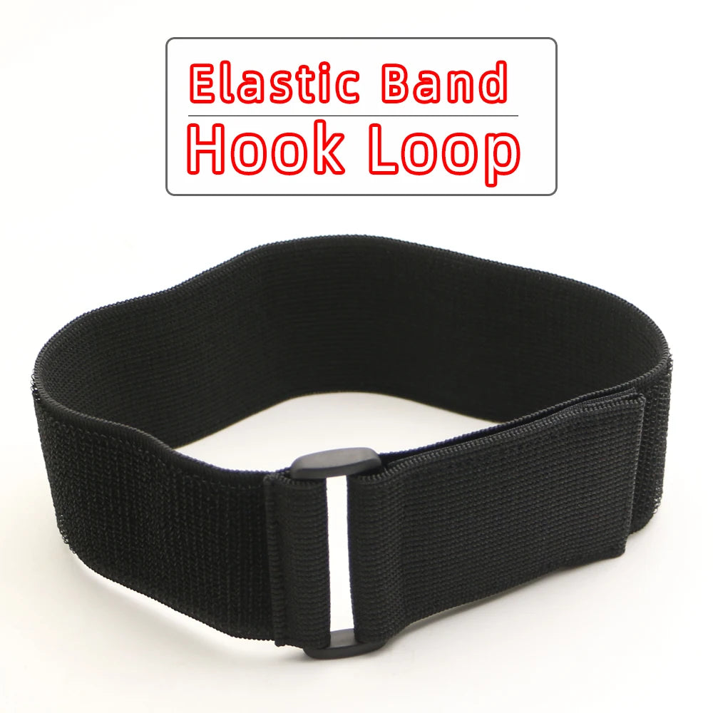 Customizable Elastic Band Hook Loop - Nylon Cable Ties, Reverse Buckle, Sticky Fastener Tape for Athletic & General Use