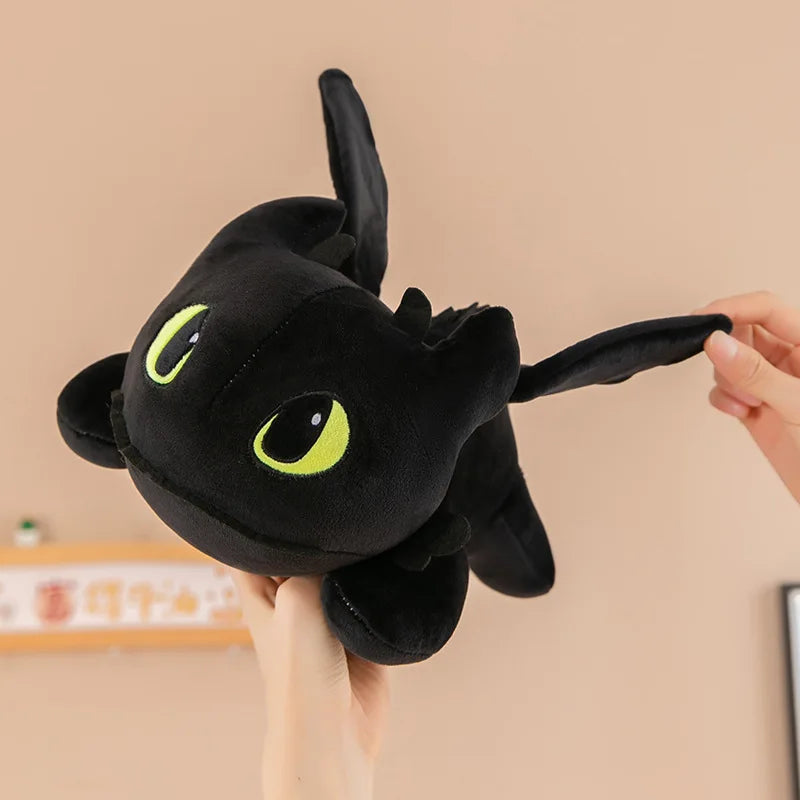 MINISO Little Flying Dragon Plush Toy - Toothless Doll Pillow, Party Model, Ideal Birthday Gift for Girls