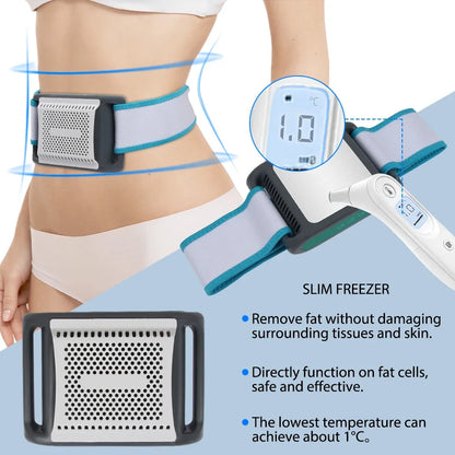 Cryotherapy Fat Dissolving Cold Therapy Massager - Abdominal Lipo Freeze Machine for Body Slimming and Cellulite Reduction