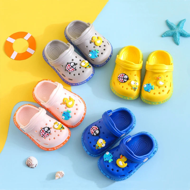 Summer Baby Sandals – Cartoon Mules for Girls and  Boys, Infant Garden Shoes, Children's Casual Footwear