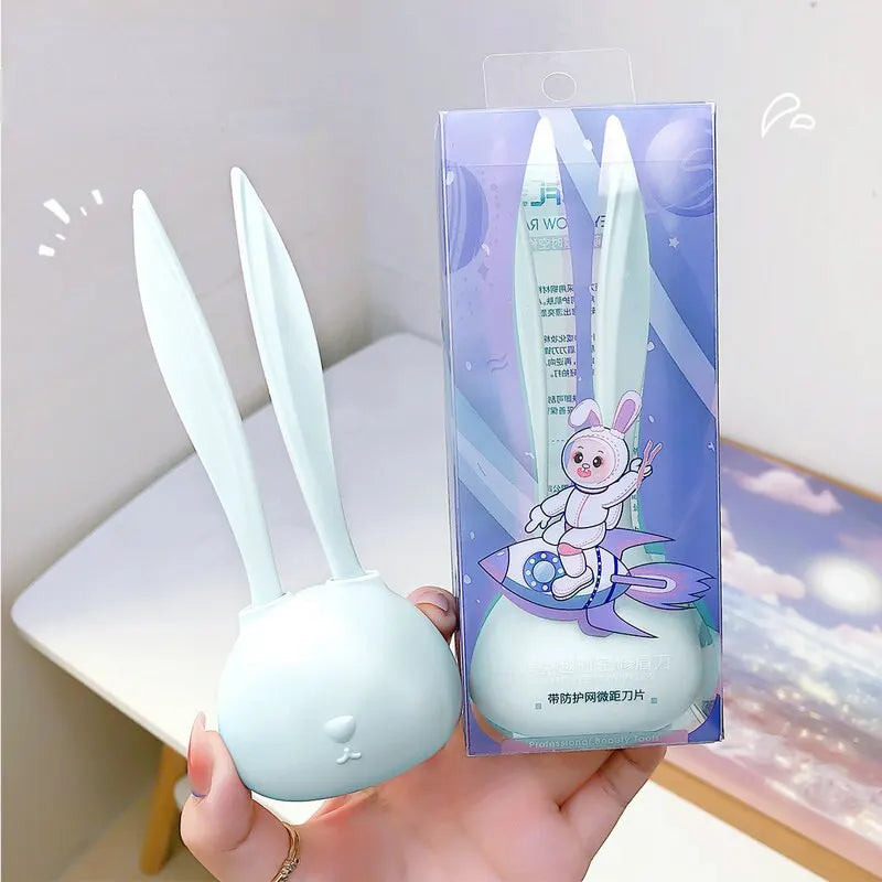 Little Rabbit Eyebrow Razor Shaping Knives: Eye Brow Shaver for Safe Face Hair Removal - Makeup Tools for Women