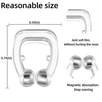 Anti-Snoring Nose Clip - Snore Prevention Gadget for Men and Women, Quiet Sleep Nighttime Anti-Snore Corrector