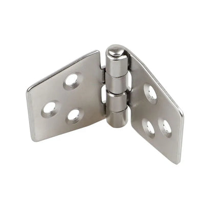 2pcs 316 Stainless Steel Boat Hinges – Flush Mount Strap for Door, Window, Cabinet, Deck, Marine, Yacht, RV and Camper Accessories