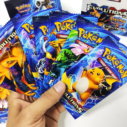 Newest 324Pcs Pokemon Cards - Sun and Moon XY Evolutions Booster Box, Collectible Trading Card Game for Children