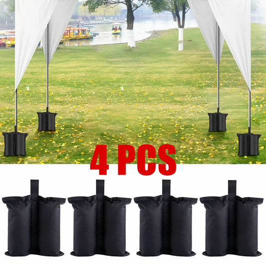 Outdoor Gazebo Foot Leg Weights: Camping Equipment Sand Bags for Marquee Waterproof Tent - Garden & Outdoor Accessories