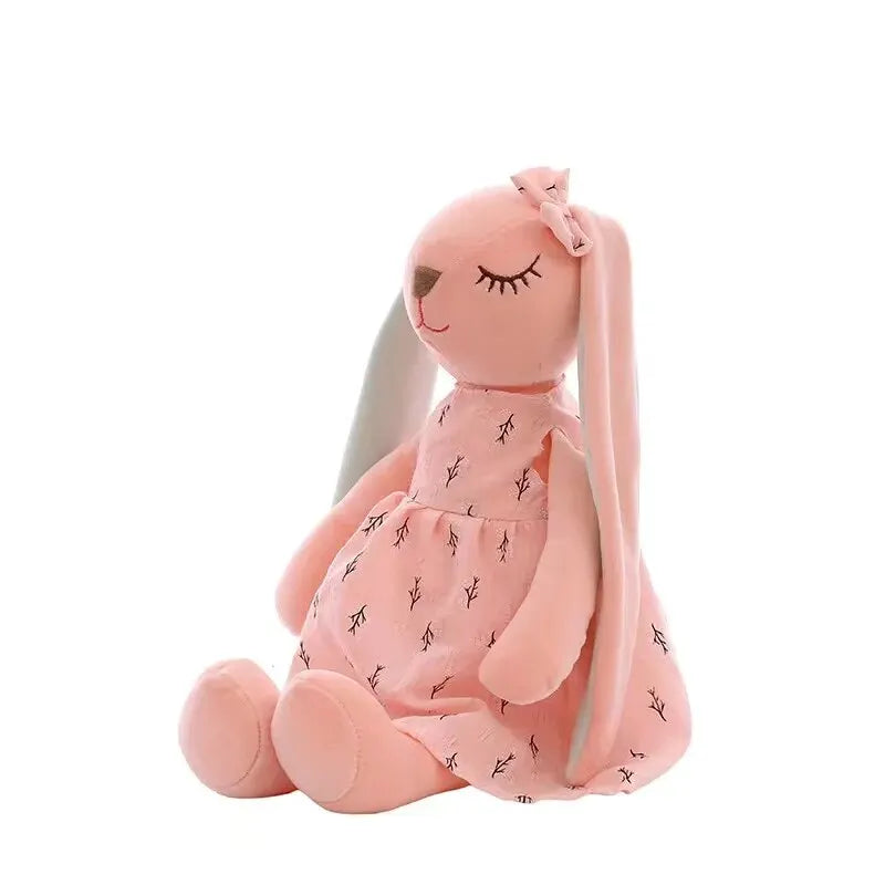 Creative Pink Rabbit Plush Toy - Instagram-Inspired Long-Ear Heart Rabbit Doll, Comfort Throw Pillow for Kids' Gifts