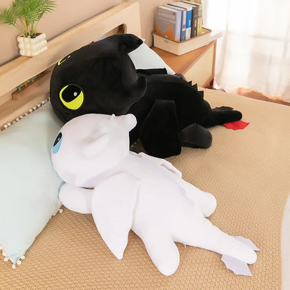 MINISO Little Flying Dragon Plush Toy - Toothless Doll Pillow, Party Model, Ideal Birthday Gift for Girls