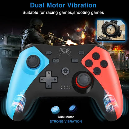 Universal Wireless Bluetooth Game Controller for Nintendo Switch, PC and Android – Compatible with Switch Pro, OLED, Lite and More