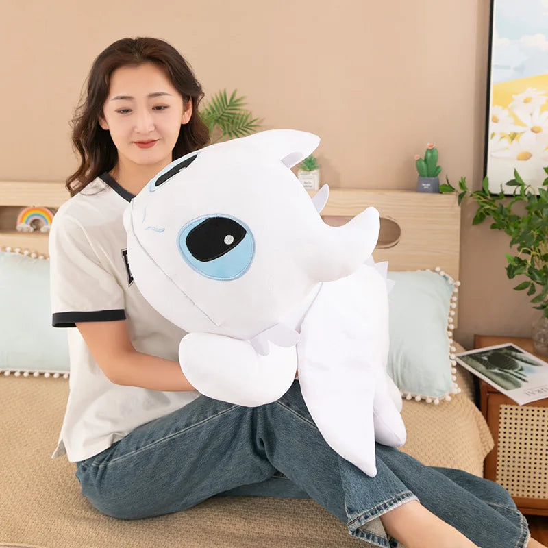 MINISO Little Flying Dragon Plush Toy - Toothless Doll Pillow, Party Model, Ideal Birthday Gift for Girls