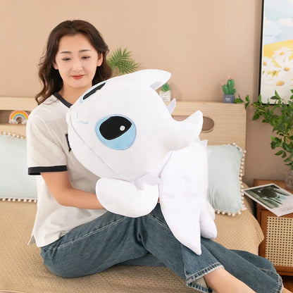 MINISO Little Flying Dragon Plush Toy - Toothless Doll Pillow, Party Model, Ideal Birthday Gift for Girls