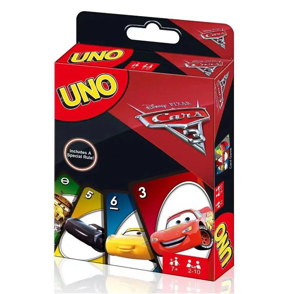 ONE FLIP! Board Game - UNO Cards with Harry, Naruto, Super Mario Themes, Christmas Card Table Game, Fun for Adults & Kids, Ideal Birthday Gift Toy