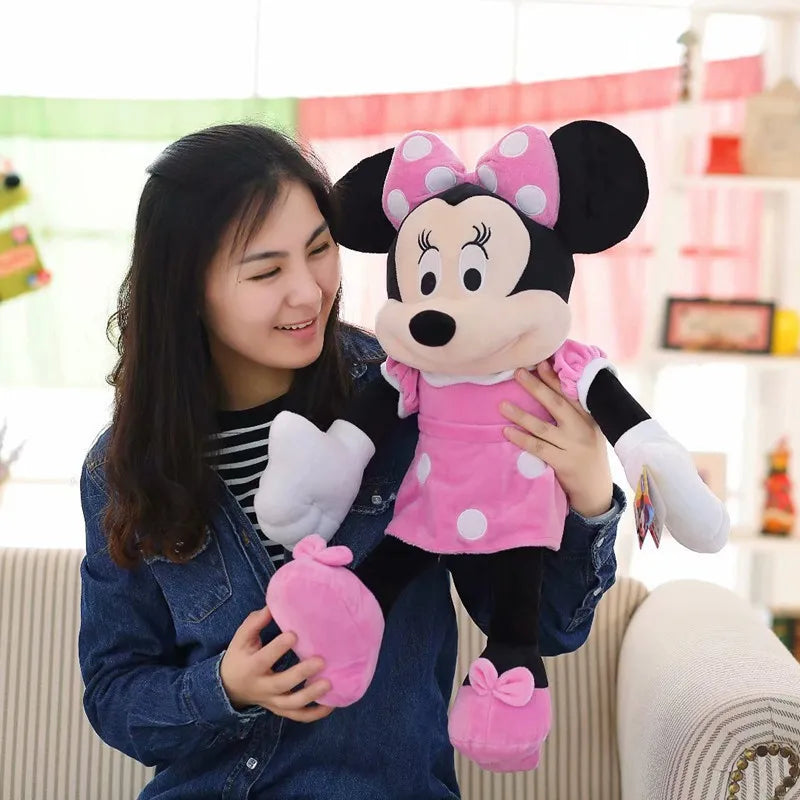 Disney Cartoon Plush Toys - 30/40cm Minnie, Mickey, Pluto, Goofy, Miaomiao House Dolls, Creative Wedding and New Year Mascot Gifts