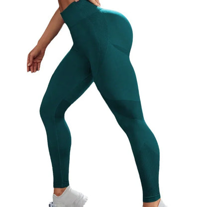 Stretchy High Waist Seamless Yoga Pants: Women's Gym Leggings - Athletic Exercise Fitness Wear for Sports Activewear