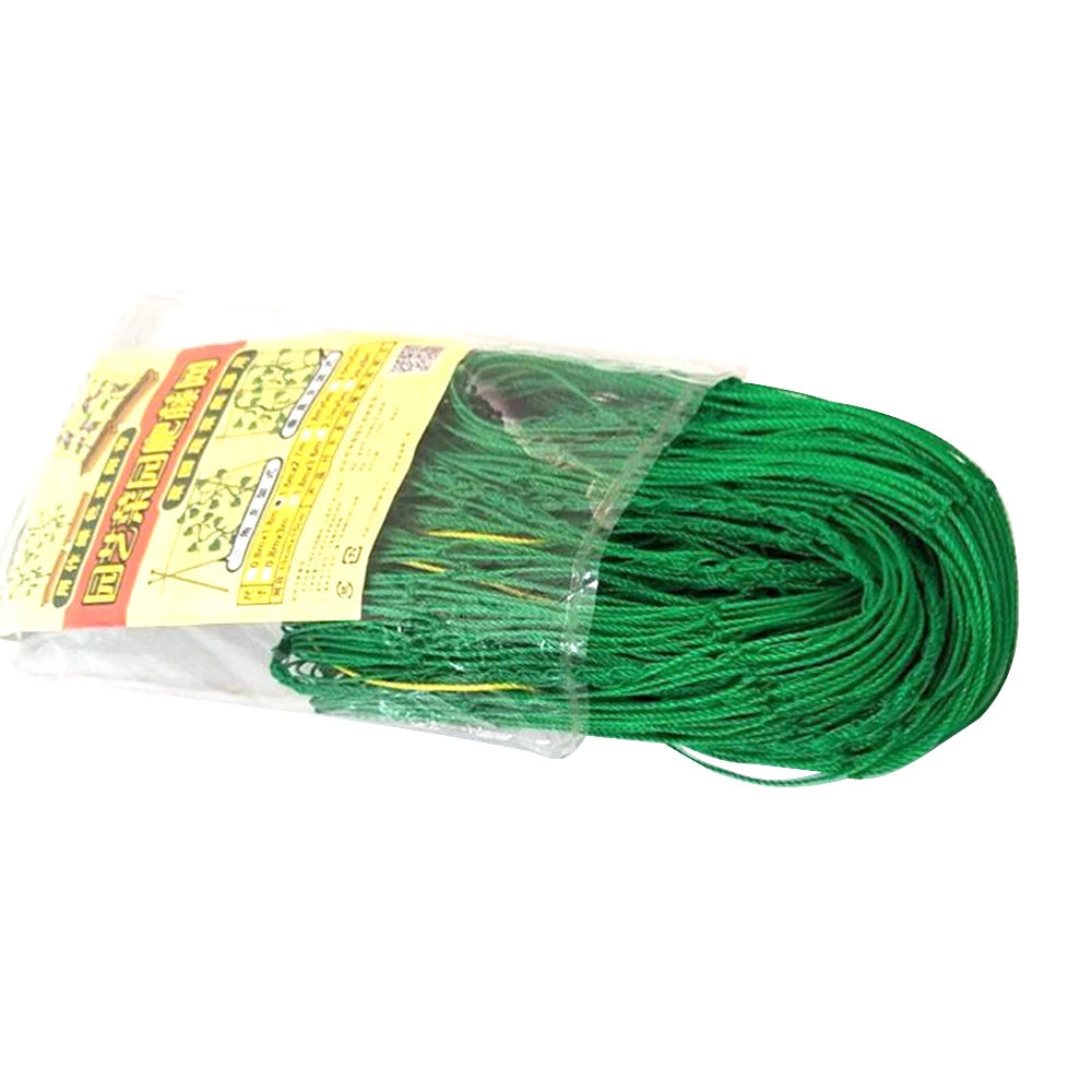 High-Quality Nylon Garden Netting - Support for Loofah, Morning Glory, and Vine Plants - Climbing Net for Cucumber Vines - Grow Holder Brackets