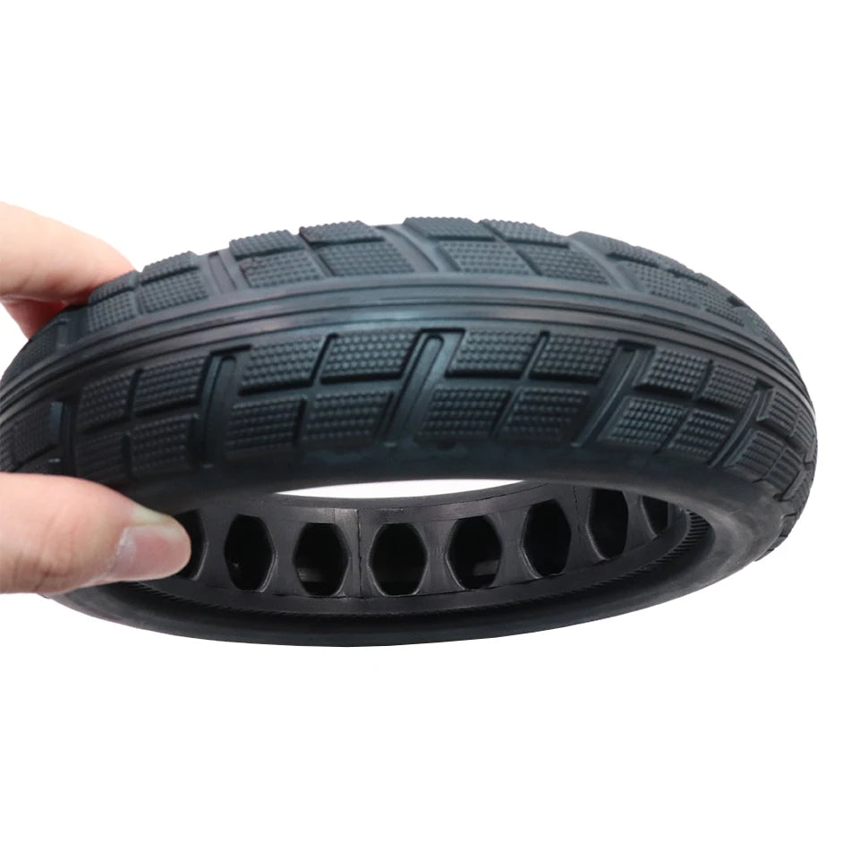 Durable Solid Hole Tires: Non-Pneumatic Rubber Tyres with Shock Absorber - Compatible with Xiaomi Mijia M365, Mi3 Pro, Pro2, 1S Scooters