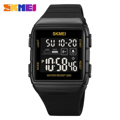 SKMEI 1960 Sports Watch for Men – Waterproof Military LED Display, Digital Wristwatch, Electronic Clock Reloj Masculino 1995