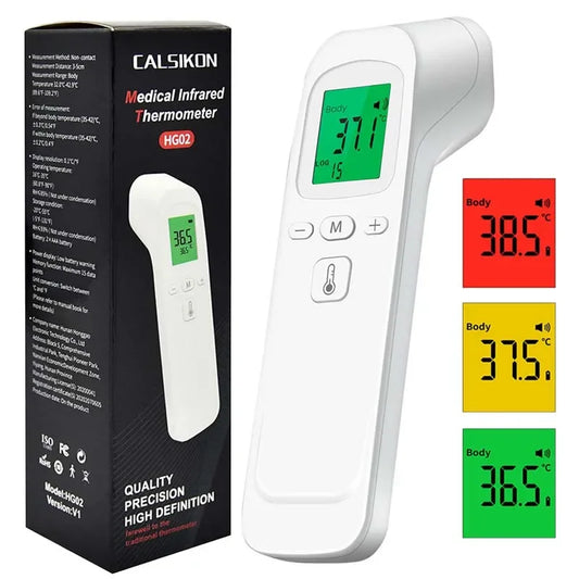 Medical Digital Infrared Thermometer – Quick Temperature Measurement, Handheld Non-Contact Body and Forehead Thermometer