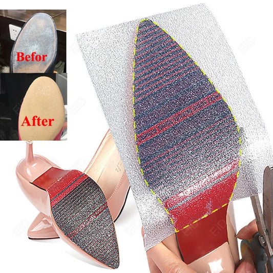 10*50CM Self-Adhesive Shoes Sole Protector Sticker - Ground Grip for Designer High Heels - Protective Bottoms for Outsoles & Insoles