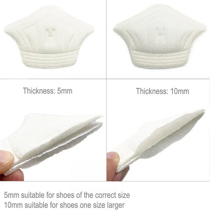 3 pairs/6pcs Insoles Patch Heel Pads: Adjustable Size Antiwear Feet Pad Cushion Inserts for Sport Shoes