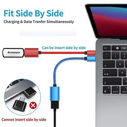 Android Type-C to USB 2.0 Conversion Cable – USB Flash Drive, Data Transfer, Tablet, Card Reader, OTG Connection, Mouse Adapter