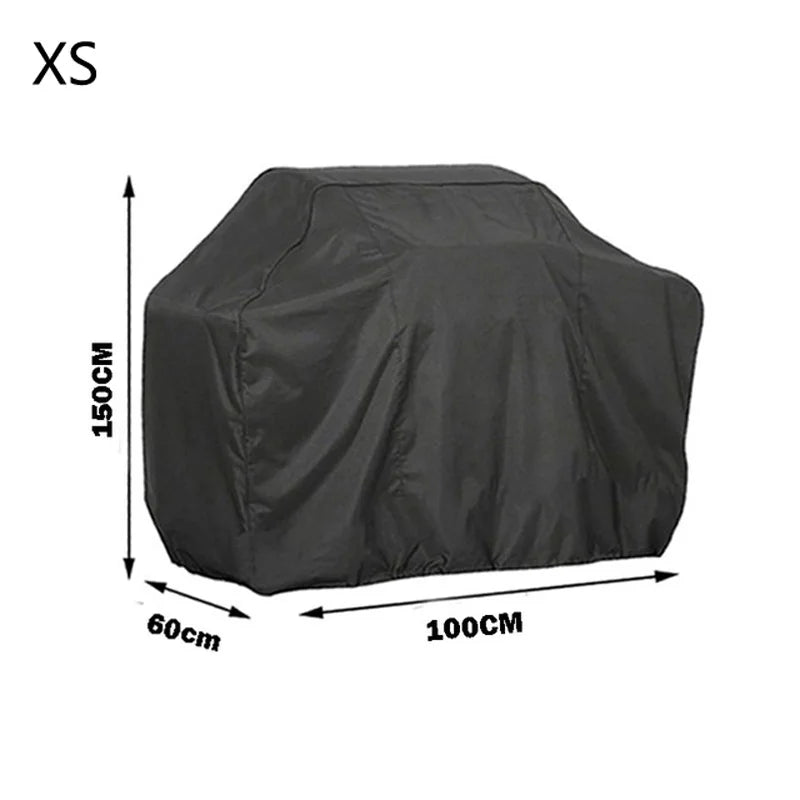 Heavy Duty BBQ Grill Cover - Waterproof and Dustproof Barbecue Stove Protector, Ideal for Weber and Outdoor Braziers, Rain Protective