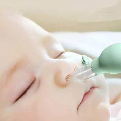 Silicone Baby Safety Nose Cleaner: Newborn Vacuum Suction Nasal Aspirator - Essential Baby Care Diagnostic Tool