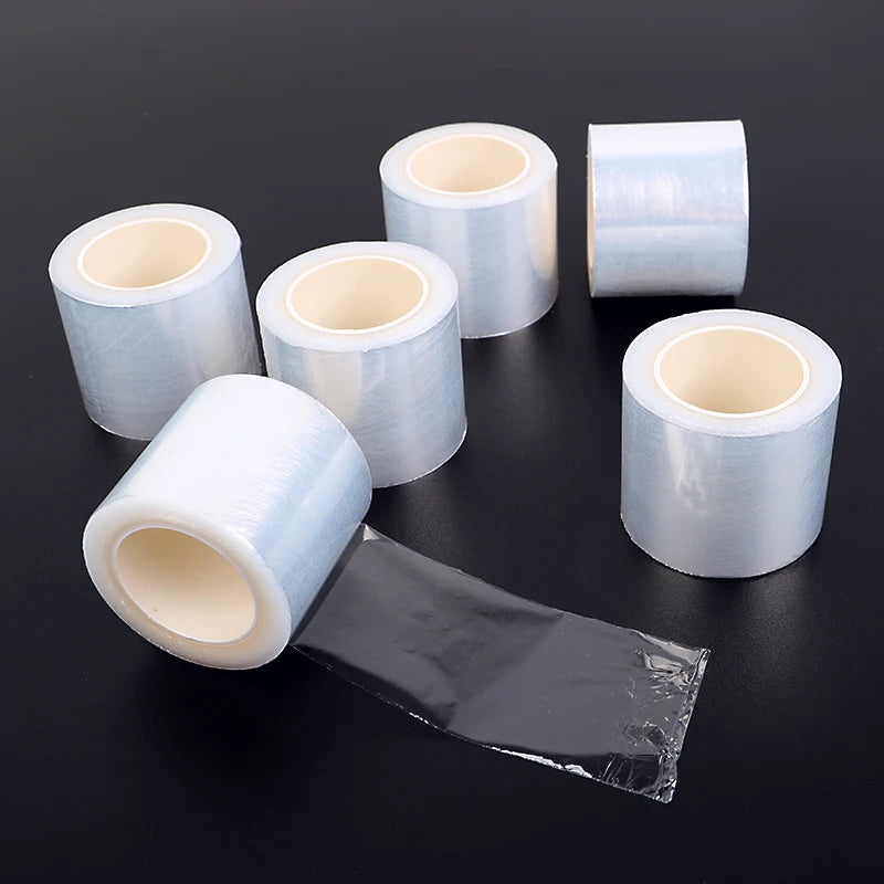 5/10pcs Tattoo Film Wrap - Clear Microblade Plastic Cover, 42mm*200mm, Disposable Eyebrow Lips Transparent PMU Supplies