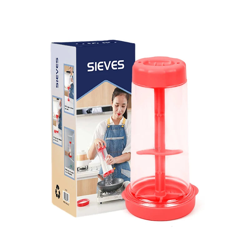 Hand-held Rotating Flour Sifter Cup Flour Mixer Semi-automatic