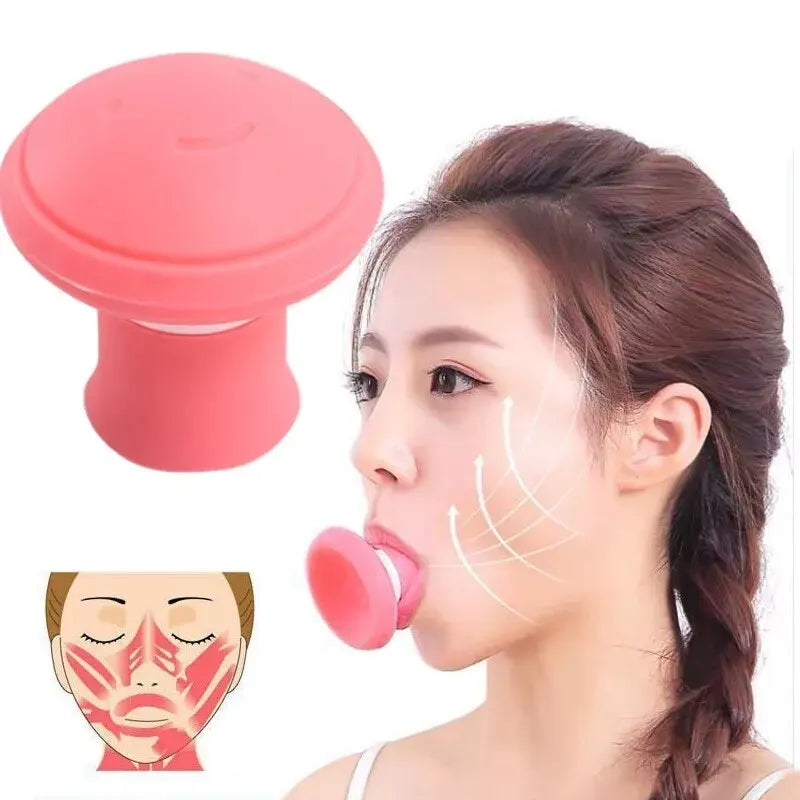 Silicone Jawline Exerciser for Firming Face & Double Chin Removal | Breathing Trainer for Slimmer Muscle Training | Face Lift Enhancement