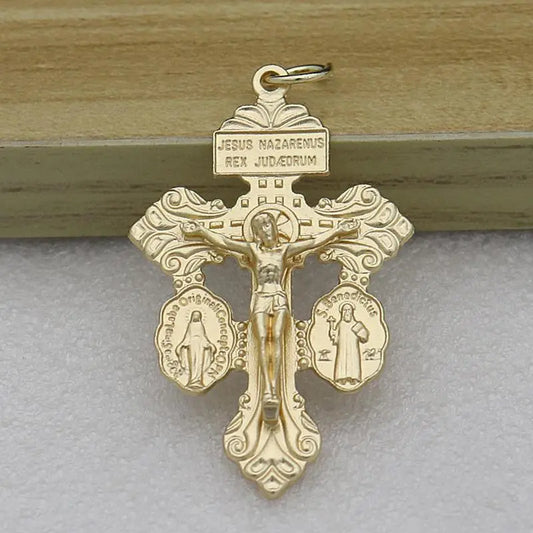 Vintage Cross Zinc Alloy Pendants - Fashion Charms for DIY Bracelets, Necklaces, Jewelry Making and Crafting Accessories