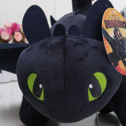 20-65cm Plushies Dragon Toys | Kawaii White & Black Dinosaurs | Stuffed Animal Plush Toys In Stock | Kid Birthday Gifts