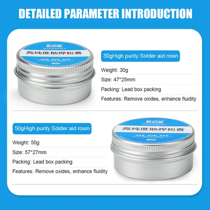 High Purity Rosin Soldering Flux: Lead-free Electric Soldering Iron Repair Welding Paste - Essential for Welding and Repair Jobs