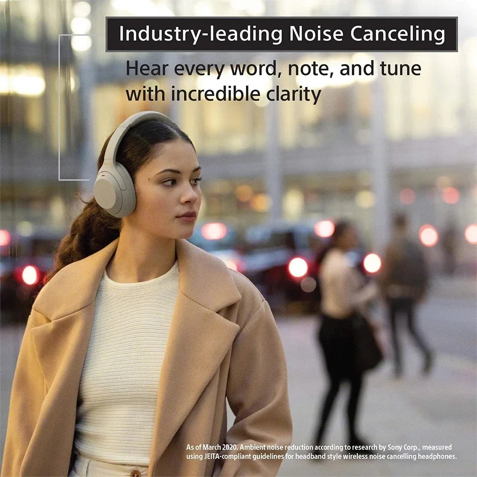 Sony WH-1000XM4 Wireless Noise Cancelling Overhead Headphones - Up to 30-hour Battery Life