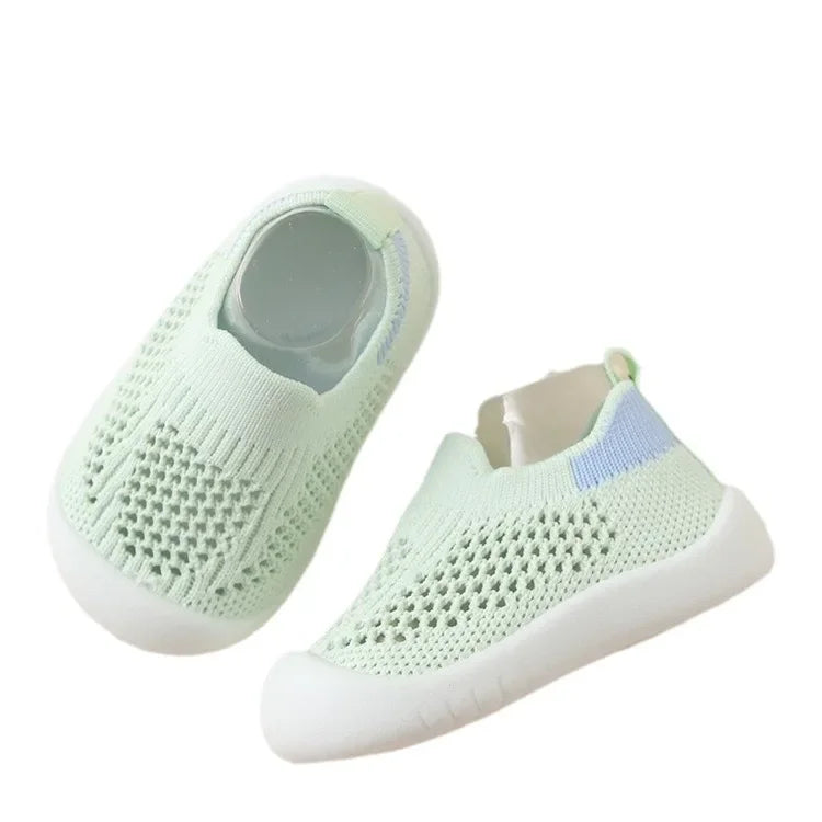 2024 Summer Baby Shoes – Soft Sole Non-Slip Mesh, Breathable and Comfortable for Boys and Girls, All-Match Toddler Footwear